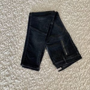 Banana Republic Gray Ankle Zip Skinny Cords